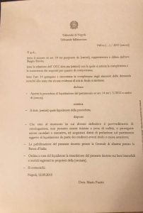 CON IL SOVRAINDEBITAMENTO SOSPESA UN’ASTA DI IMMOBILE DI OLTRE 850 MILA EURO